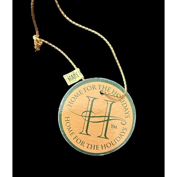 Handcrafted Iridescent Blown Glass Artisan Finial Teardrop Champagne Ornament - Picture 4 of 6